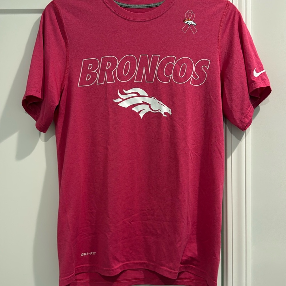 Nike Denver Broncos fight for breast cancer shirt